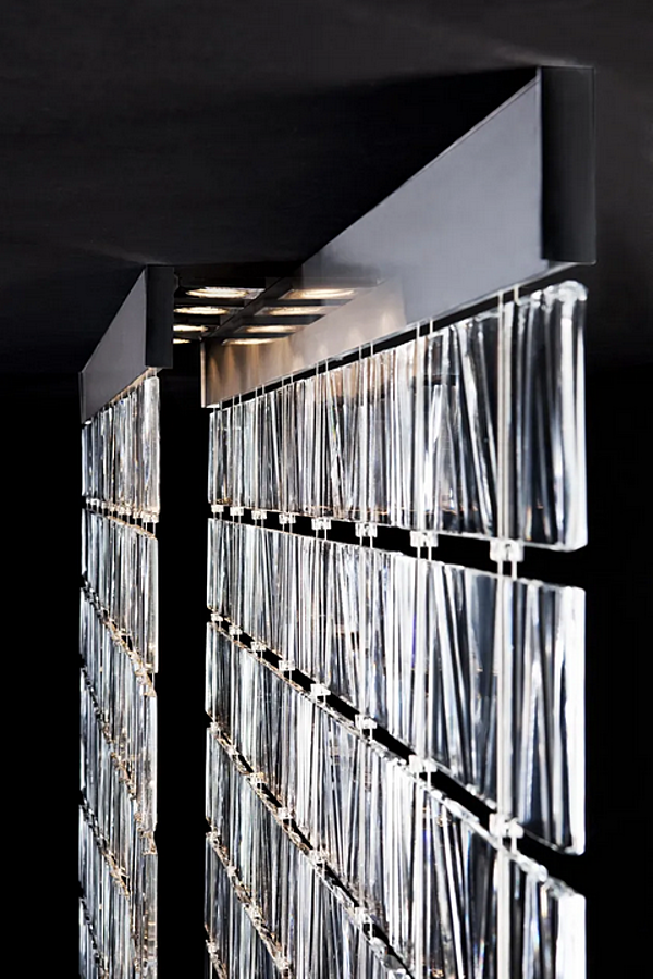 Pendant lamp room divider tile Fabbian factory Fabbian from Italy. Foto №23