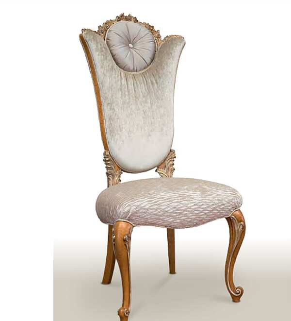 Upholstered Chair in Silk and Velvet FRATELLI RADICE 397 factory FRATELLI RADICE from Italy. Foto №2