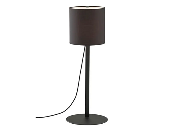 Table lamp with steel base and cotton shade LIGNE ROSET Magnet Collection 10072440-10072780 factory LIGNE ROSET from Italy. Foto №1