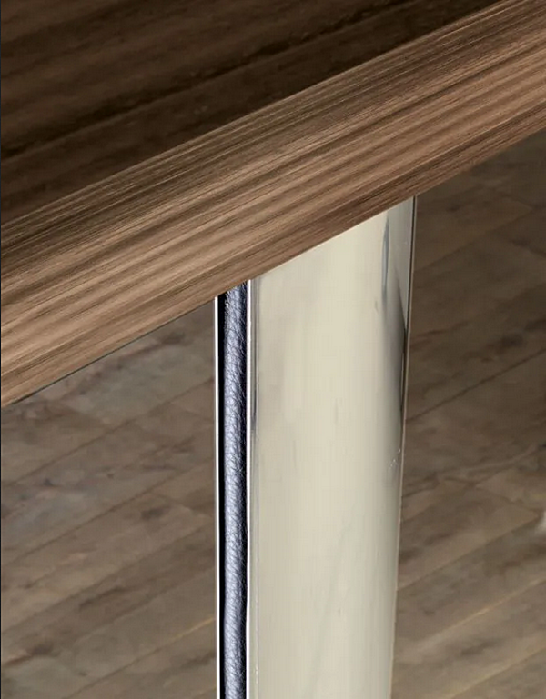 Modular wooden meeting table with cable management i 4 Mariani factory i 4 Mariani from Italy. Foto №5