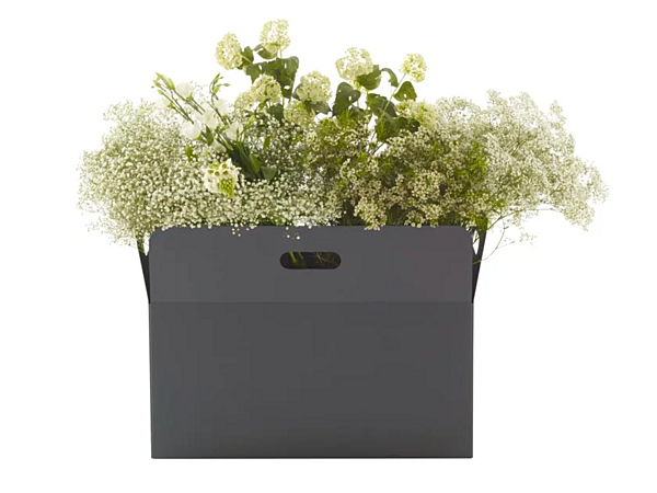 Rectangular Steel Planter Giardinetto LIGNE ROSET 11230472 factory LIGNE ROSET from Italy. Foto №1