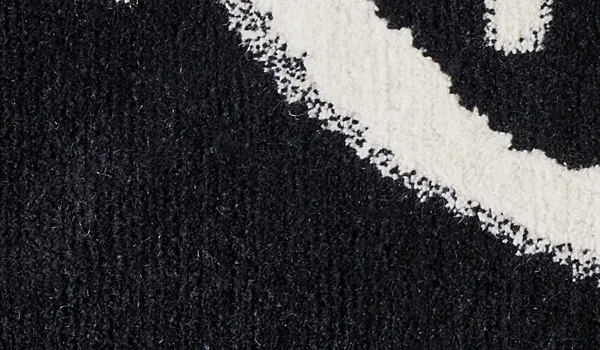 Patterned Rectangular Handmade Rug Graffiti CASSINA factory CASSINA from Italy. Foto №4
