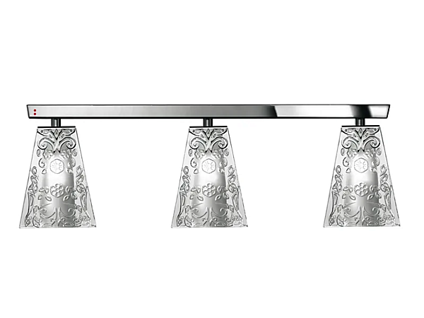 Crystal ceiling lamp Vicky Fabbian factory Fabbian from Italy. Foto №1