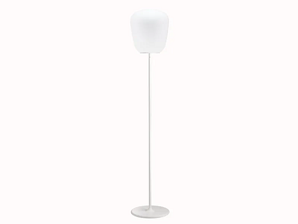 Halogen Fluorescent Glass Floor Lamp Fabbian Lumi Baka factory Fabbian from Italy. Foto №2