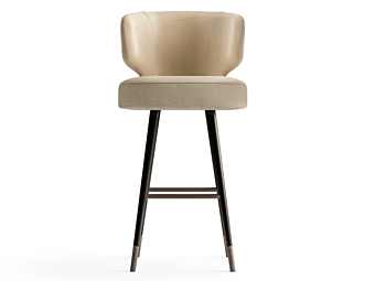 High Leather and Fabric Starlight Stool CPRN HOMOOD ST728