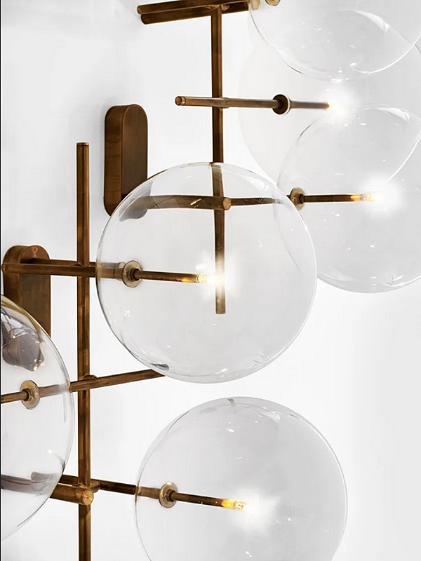 LED crystal wall lamp Bolle Aria Gallotti Radice factory Gallotti & Radice from Italy. Foto №4