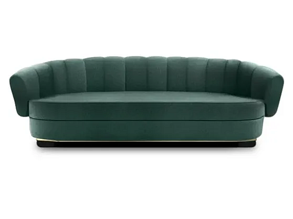 Three-Seater Velvet Sofa Powel BRABBU factory BRABBU from Italy. Foto №1
