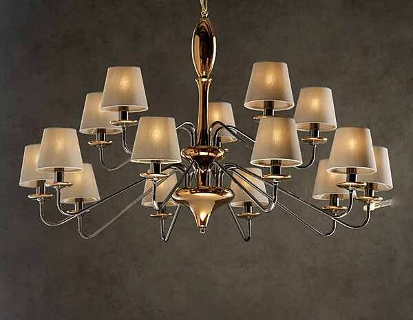 Chandelier LORENZON (F.LLI LORENZON) LL.137/R/16PA/10+5F factory LORENZON (F.LLI LORENZON) from Italy. Foto №1