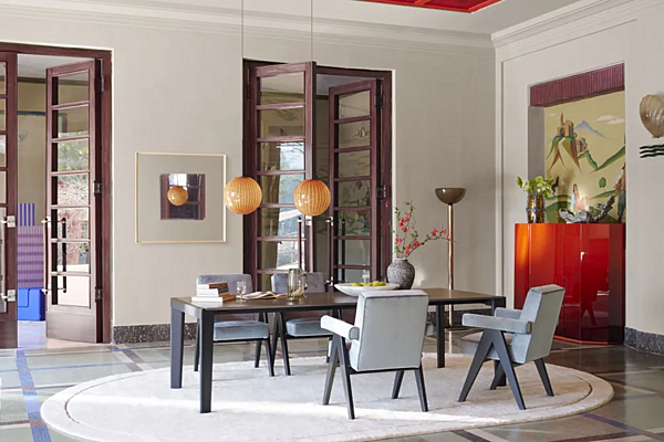 Extending Rectangular MDF Table Longplane CASSINA factory CASSINA from Italy. Foto №20