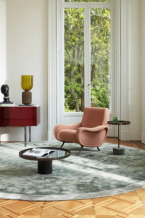 Blown Glass Table Lamp with Marble Base CASSINA Ficupala factory CASSINA from Italy. Foto №8