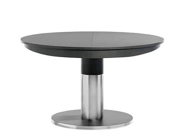Round dining table Potocco Diva 775 TC1 wood 775/TC1 factory POTOCCO from Italy. Foto №1