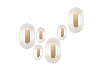 Wall Light Button in Metal BAXTER Collection factory BAXTER from Italy