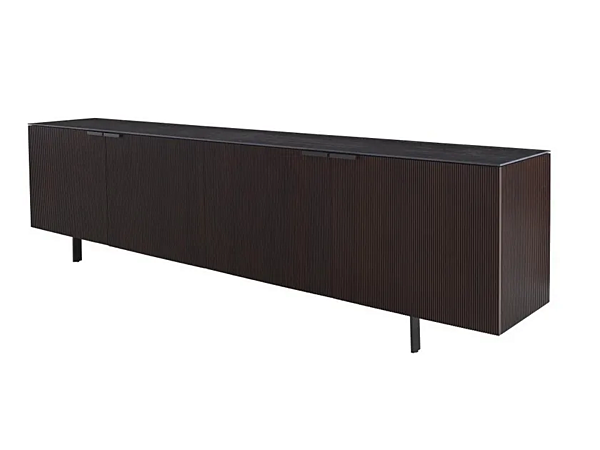 Walnut sideboard with doors LIGNE ROSET Selvan factory LIGNE ROSET from Italy. Foto №2