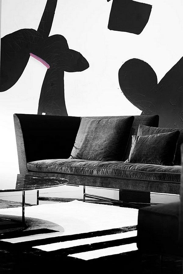 Fabric sofa with upholstered back ERBA ITALIA Little Wing factory ERBA ITALIA from Italy. Foto №6