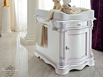 Wooden changing table with drawers Modenese Luxury Interiors 13700 factory MODENESE GASTONE from Italy