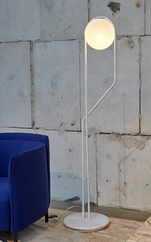 Metal Floor Lamp with Marble Base LIGNE ROSET Astree factory LIGNE ROSET from Italy. Foto №2