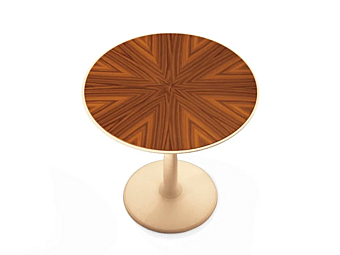 Round wooden coffee table GIORGETTI OTI factory GIORGETTI from Italy