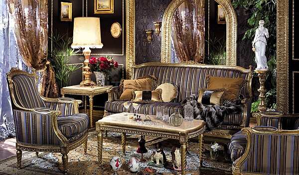 Composition  ASNAGHI INTERIORS living room CANALETTO factory ASNAGHI INTERIORS from Italy. Foto №1