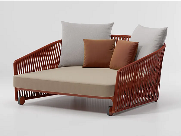 Garden bed with castors KETTAL Bitta Lounge factory KETTAL from Italy. Foto №1