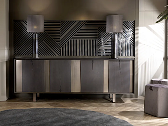 Solid wood sideboard with doors ARTE BROTTO Leonardo L430 M L430N/M Solid wood sideboard with doors ARTE BROTTO Leonardo L430 M L430N/M factory Arte Brotto from Italy