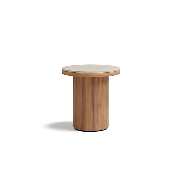 Teak garden side table Frisbee Atmosphera FR.SR factory ATMOSPHERA from Italy. Foto №11