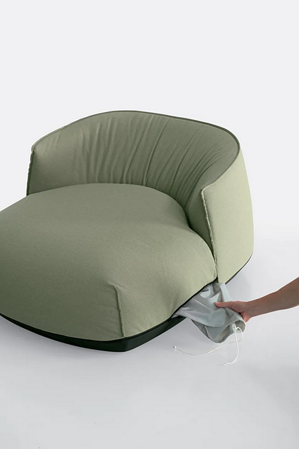 Sunbrella garden armchair with armrests Kristalia Brioni outdoor factory Kristalia from Italy. Foto №7