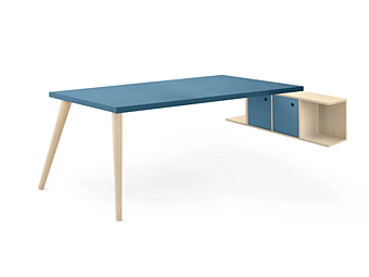 Modular Desk with Luce Wall Unit Nidi factory nidi from Italy