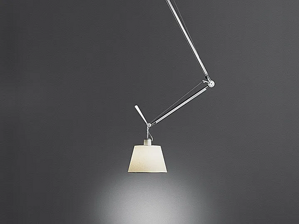 Dimmable Swivel Pendant Lamp Artemide Tolomeo Decentrata 0629000A factory Artemide from Italy. Foto №1