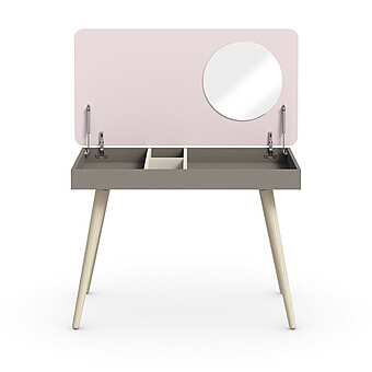 Rectangular kids writing desk in wood Nidi Secret collection factory nidi from Italy