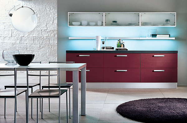 Kitchen HOME CUCINE Frontali finitura Rubino factory HOME CUCINE from Italy. Foto №4