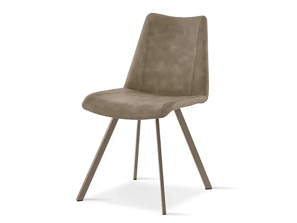 Upholstered Eco Leather Chair SEDIT Zenda factory SEDIT from Italy. Foto №1