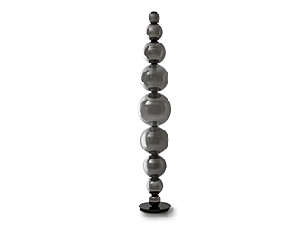 LED Floor Lamp in Borosilicate Glass Upward GIORGETTI