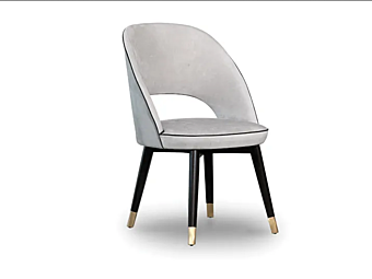 Chair with upholstered back Colette Baxter factory BAXTER from Italy
