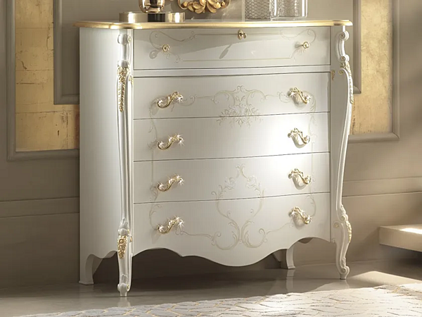 Wooden Chest of Drawers Rossini CASA +39 2505 factory CASA +39 from Italy. Foto №1