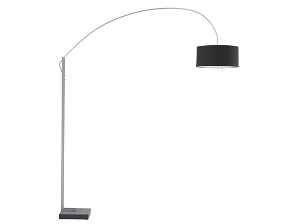 Arc lamp in steel with cotton shade LIGNE ROSET MAMA 10072421-10072423 factory LIGNE ROSET from Italy. Foto №1