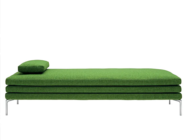 Fabric day bed with upholstered back ZANOTTA William factory ZANOTTA from Italy. Foto №1