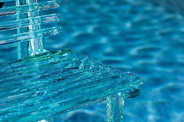 Polycarbonate outdoor chair A Mare Edra AMR010 factory EDRA from Italy. Foto №9