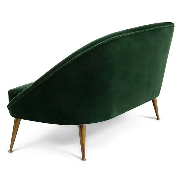 Two-Seater Velvet Sofa Malay BRABBU factory BRABBU from Italy. Foto №3