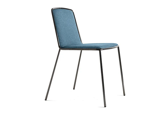 Upholstered fabric chair Pletra LAGO factory LAGO from Italy. Foto №9