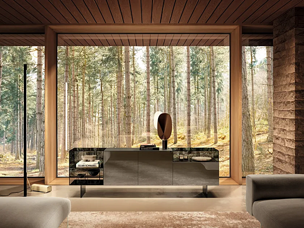 Glass sideboard 36E8 by LAGO factory LAGO from Italy. Foto №1