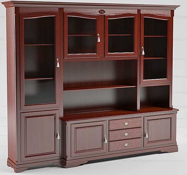 Bookcase CAVIO FIESOLE FS3310 factory CAVIO from Italy. Foto №1