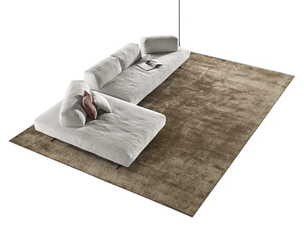 Fabric sofa with chaise longue Air Soft Free LAGO 1916 factory LAGO from Italy. Foto №5