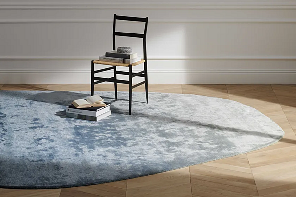 Handmade rug in viscose and cotton yarn CASSINA Aral factory CASSINA from Italy. Foto №4