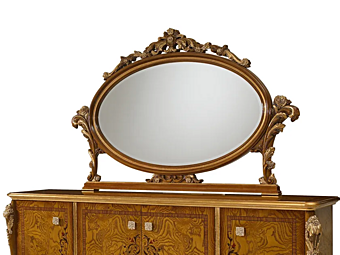 Oval Framed Table Top Mirror Dolcevita A.R. Arredamenti 203/S