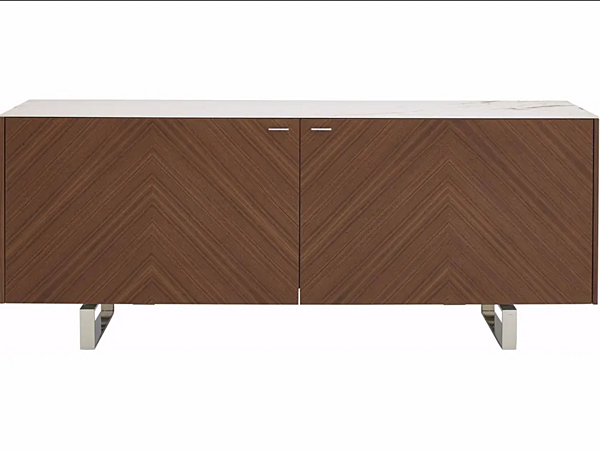 Wood Veneer Sideboard with Doors LIGNE ROSET Coplan 2 factory LIGNE ROSET from Italy. Foto №2