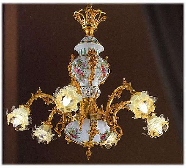 Chandelier FBAI 3163/6 factory FBAI from Italy. Foto №1