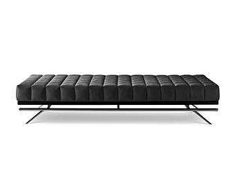 Upholstered Leather Bench Pigreco i 4 Mariani Upholstered Leather Bench Pigreco i 4 Mariani factory i 4 Mariani from Italy