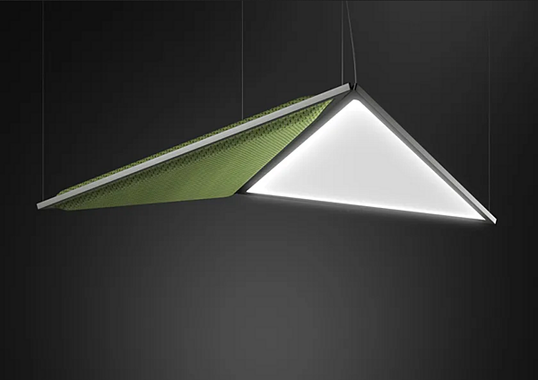 Pendant Lamp Flexia Acoustic Recycled PET Artemide CC10300, CC10000, CC10400 factory Artemide from Italy. Foto №8