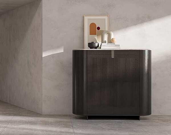 Wooden highboard with marble top CPRN HOMOOD Irving Highboard factory CPRN HOMOOD from Italy. Foto №4