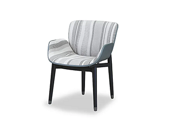 Chair with upholstered back Jorgen Baxter factory BAXTER from Italy